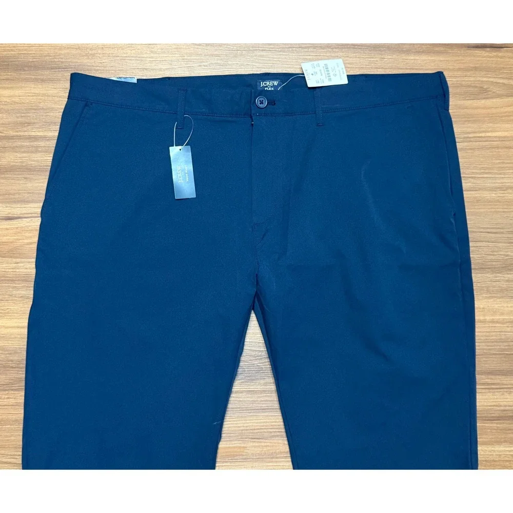 J.Crew Slim Fit Tech Flex Chino Pant Mens Navy Stretch Performance Sz 40x32